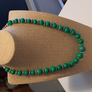 Womens howlite necklace.